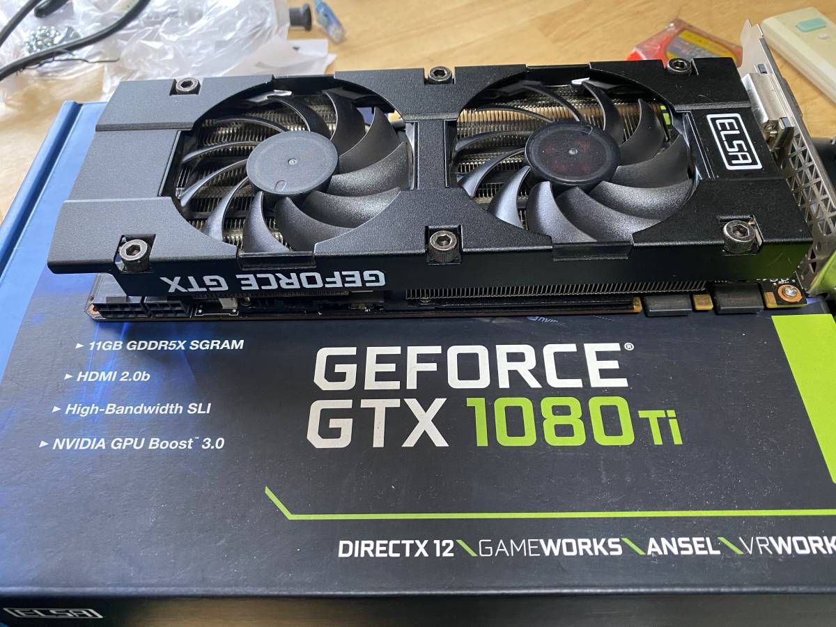 ジャンク品】ELSA GTX1080Ti 11GB ジャンク GTX 1080 ti 11GB ELSA H6