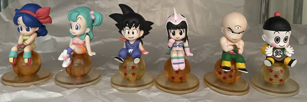 ドラゴンボール キャラプッチ 孫悟空 チチ ブルマ ランチ 天津飯 餃子 