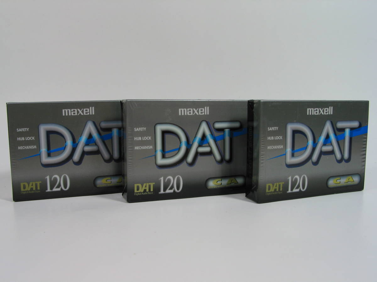 ★☆★☆ マクセル Maxell DATテープ 120 新品・未開封 3本セット 防湿庫保管品 ★☆★☆ _1