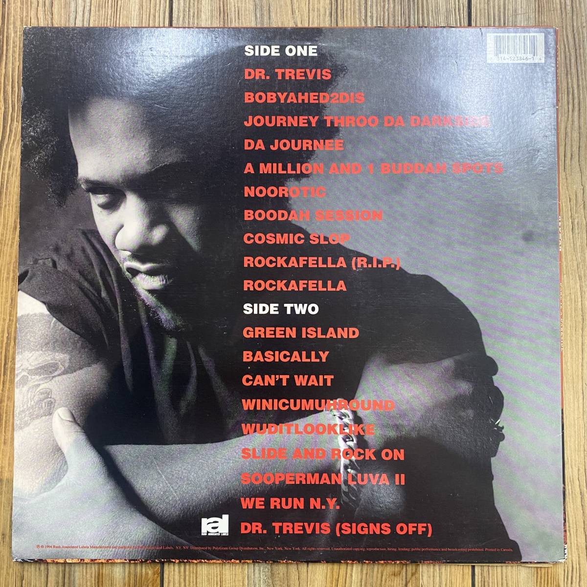 USオリジナル盤 REDMAN / DARE 12 A DARKSIDE 94年作 LP 314523846-1