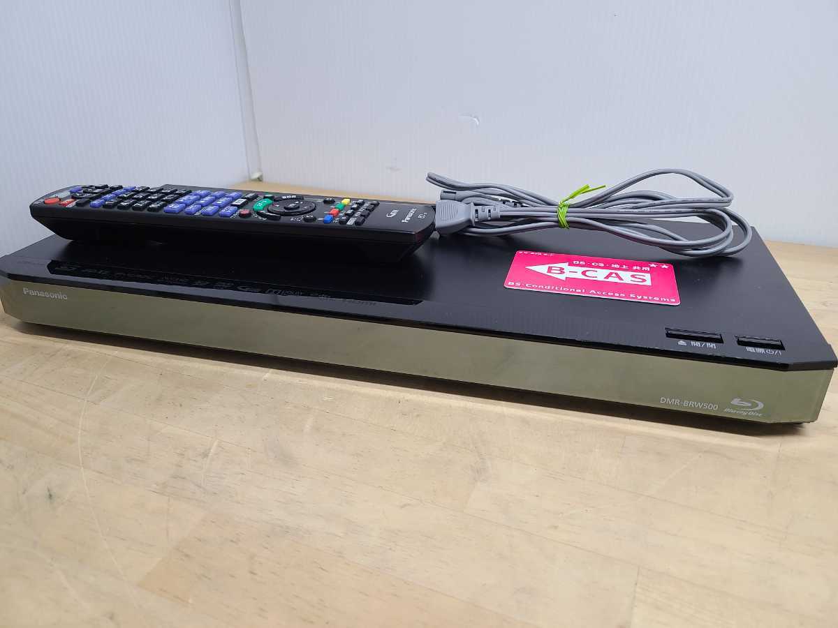 Panasonic DMR-BRW500 ブルーレイディスクレコーダー リモコン付き