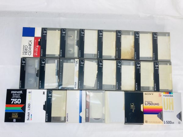 当時品 β B ベータ ビデオ カセットテープ 使用済 録画済 ビデオテープ
