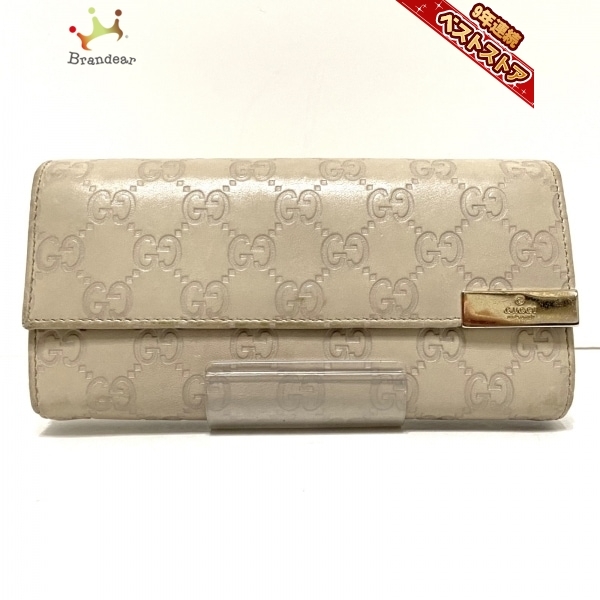 グッチ GUCCI 269541 シマライン レザー アイボリー チェーン