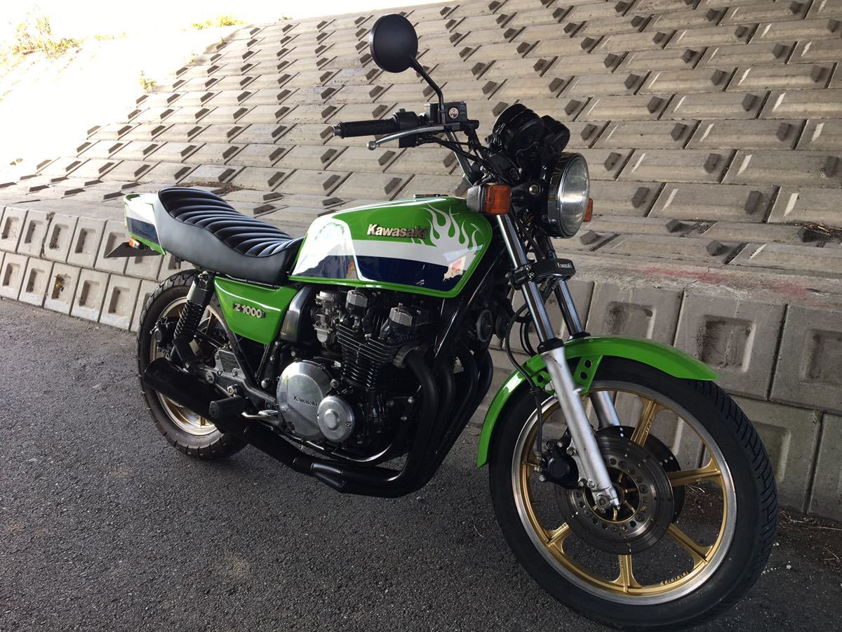 KAWASAKI Z1000J 車検三年付き 実働車 鰐淵カラー ローソン z1000r