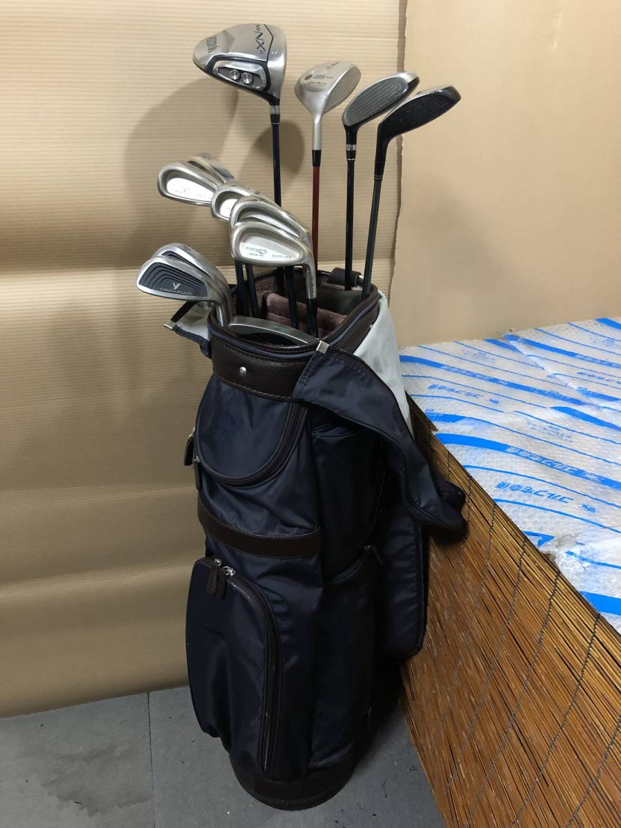 中古ゴルフクラブセット　メーカー混合カバー付き　バックなし 中古ゴルフクラブセット バックなし - メーカー混合 カバー付き 店舗
