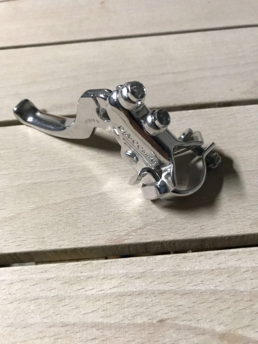 二本引きブレーキレバー左用 ダイアコンペ 加工品 ピストバイクNJS