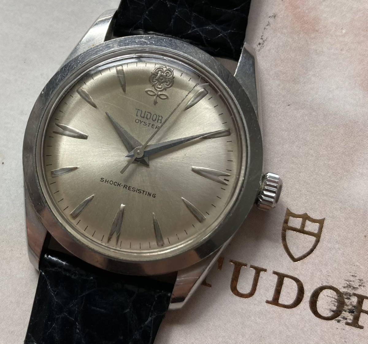 稼働品精度良好 TUDOR 7984 OYSTER デカ薔薇 チュードル デカバラ 