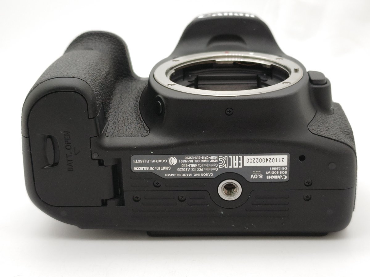 中古】Canon EOS 80D 互換性電池 付 キャノン ファインダー液晶不良