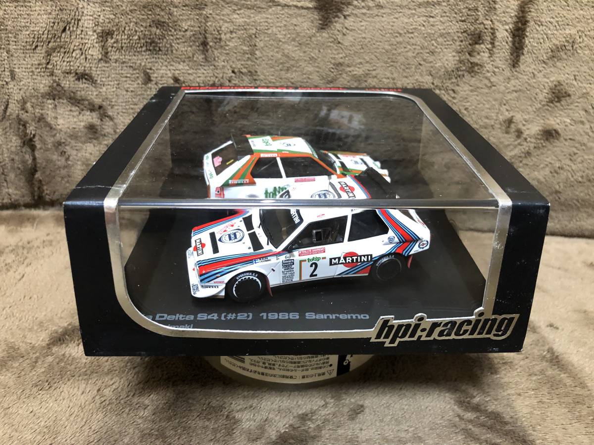 当時物！在庫品・hpi・1/43 Lancia Delta S4 1986 Sanremo Set・ 絶版