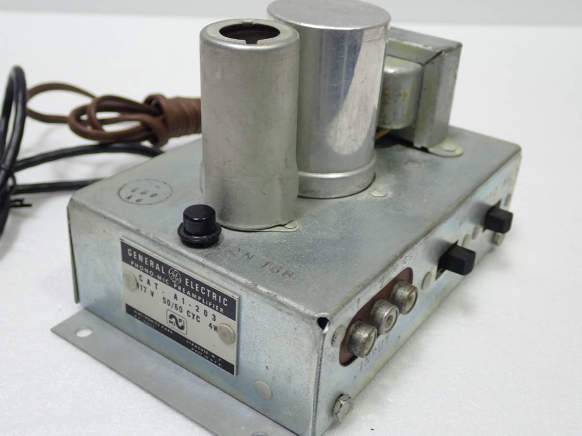 【人気SALE，低価】 GEプリアンプ GENERAL ELECTRIC A1-203 PHONO-MIC PREAMPLIFIER バリレラ フォノイコライザー(ターンテーブル)｜売買されたオークション情報、yahooの商品情報をアーカイブ公開 - オークファン その他