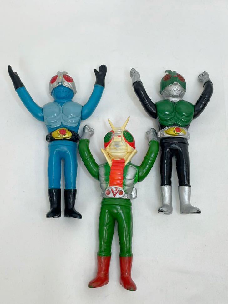 T0926 ポピー 旧バンダイ 仮面ライダー 1号 通常カラー、ブルー V3