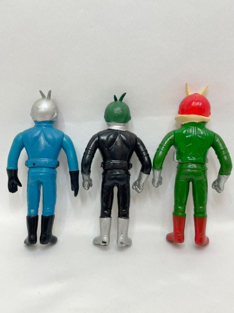 T0926 ポピー 旧バンダイ 仮面ライダー 1号 通常カラー、ブルー V3