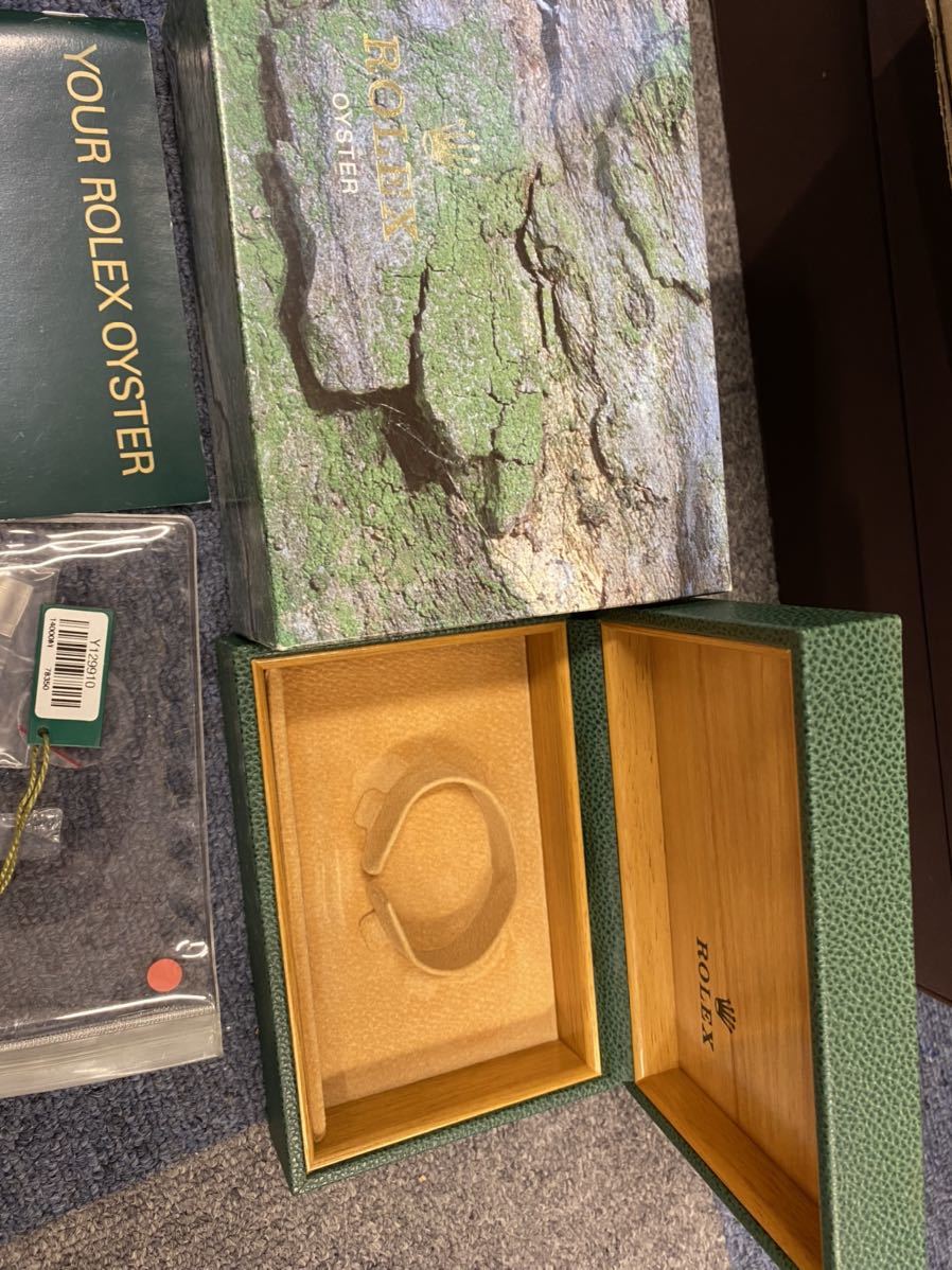 ロレックス 箱 空箱 ケース BOX ROLEX 冊子 付属品 駒付き 美品