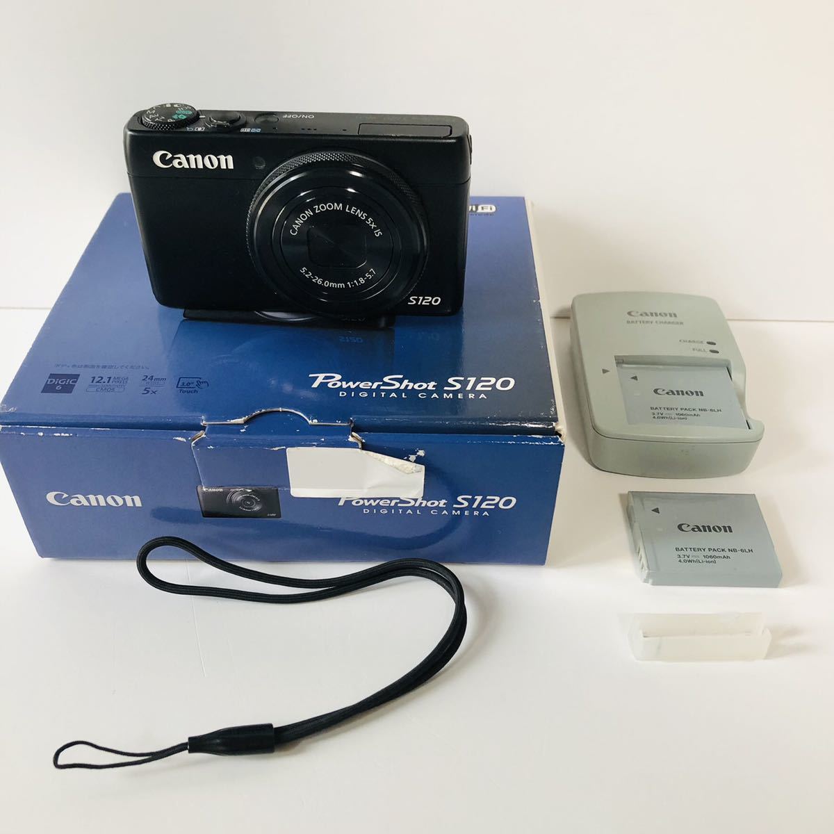 Canon S120 PowerShot ブラック 公式通販 Digital Camera 12.1 おまけ