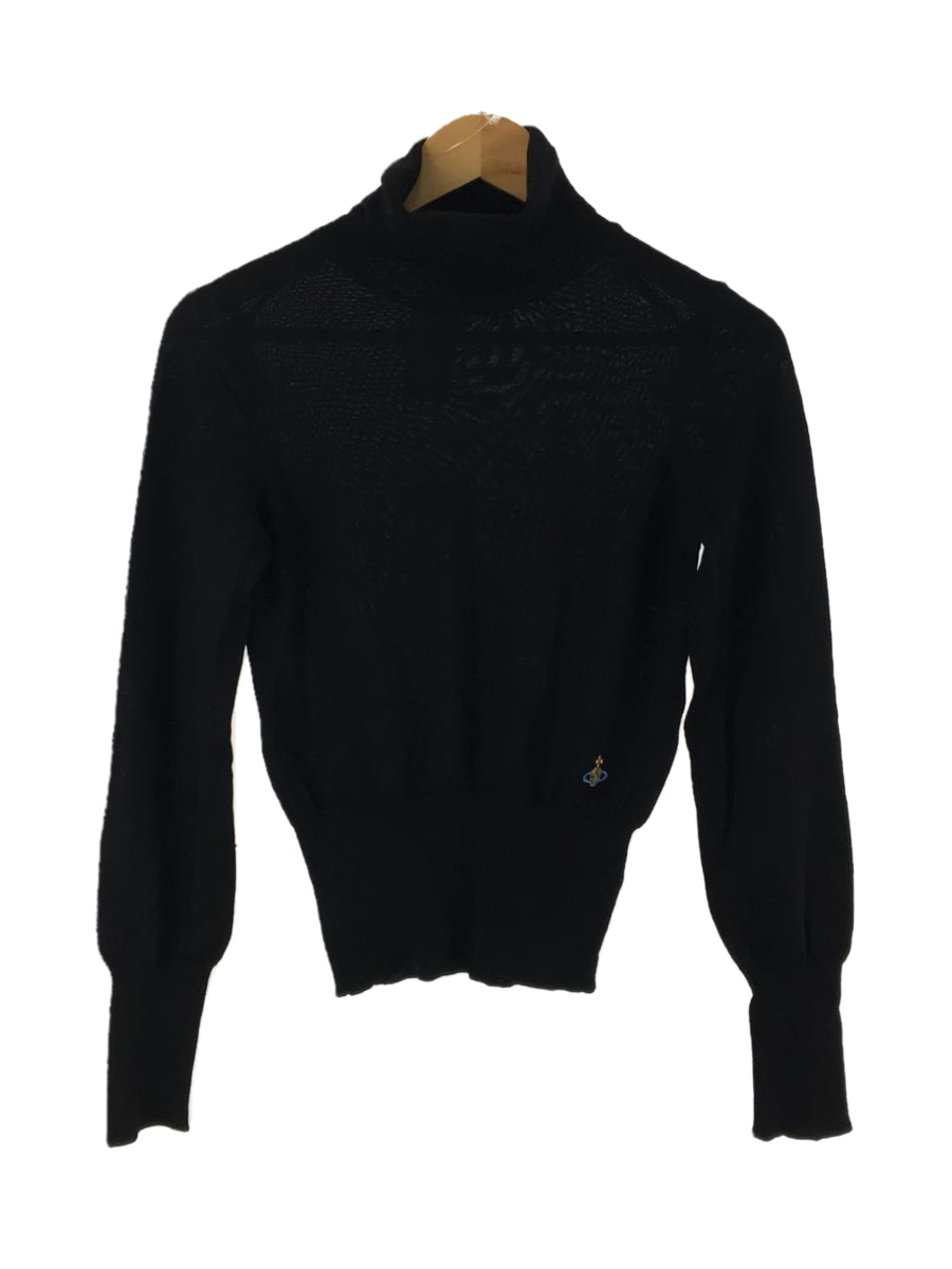 Vivienne Westwood RED LABEL◇セーター(薄手)/S/ウール/BLK/356-01