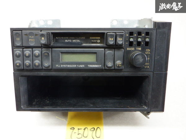 日産 純正 R31 スカイライン 4ドア 後期 パサージュ カセットデッキ AM