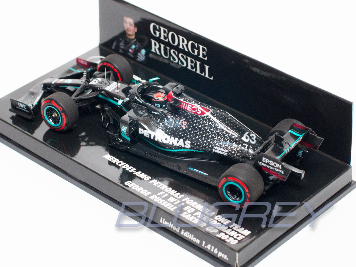 ミニチャンプス 1/43 メルセデス F1 W11 #63 ジョージ・ラッセル
