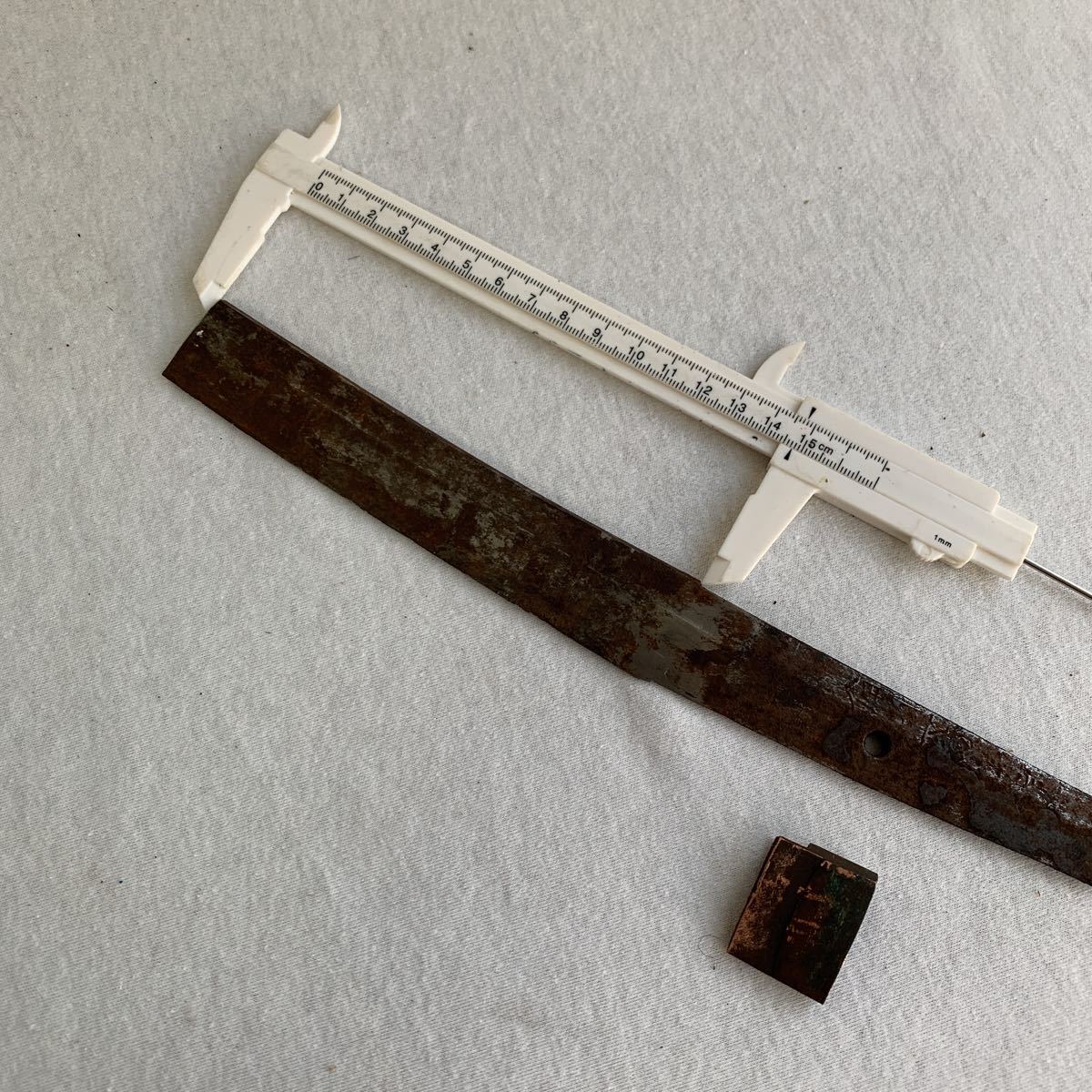 残欠　合法品　日本刀　　切断刀　　全長26.5cm 刃長さ14.7cm 