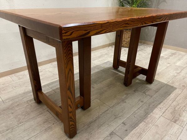 岩泉純木家具 無垢 最高級ダイニングテーブル / センターテーブル 約35
