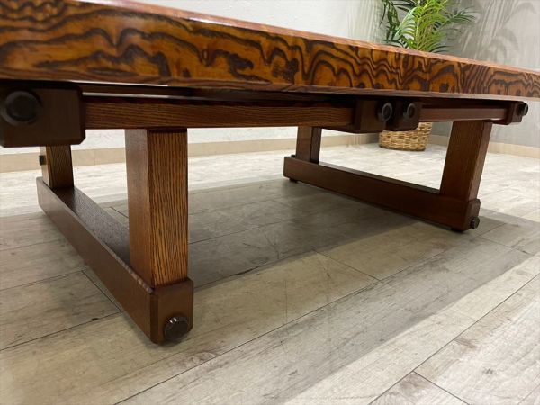 岩泉純木家具 無垢 最高級ダイニングテーブル / センターテーブル 約35