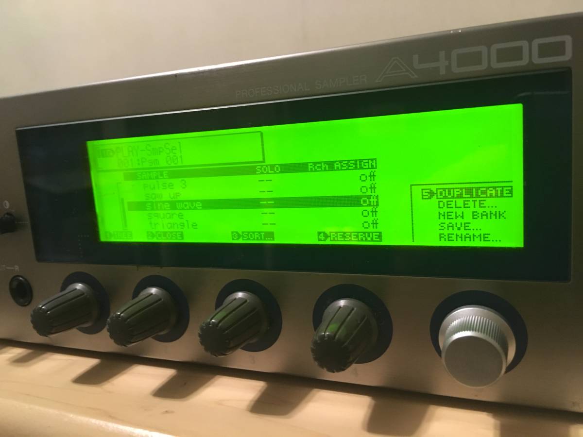 YAMAHA A4000 SAMPLER ヤマハ サンプラー