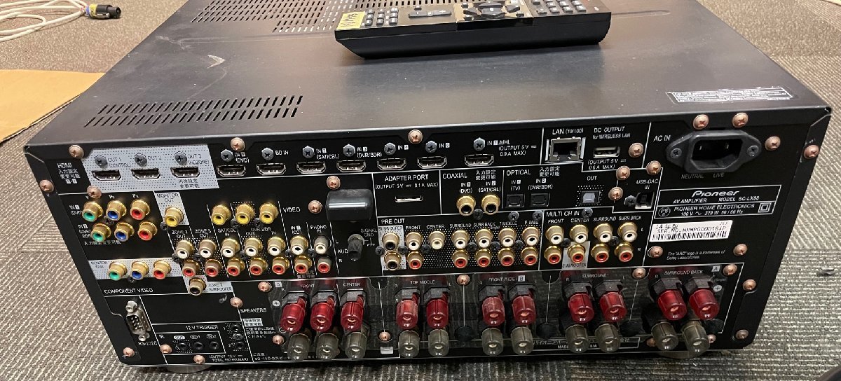 Pioneer AVアンプ SC-LX88 本体のみ 2014年製 代替えリモコン付属