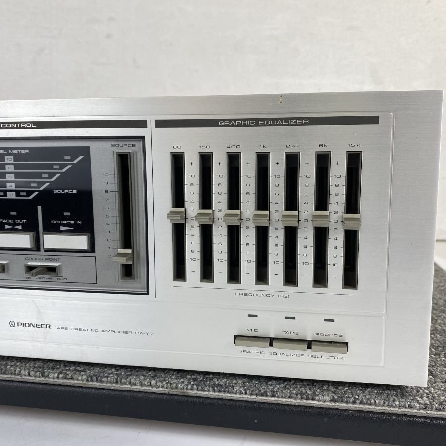 PIONEER CA-Y7 イコライザー 簡易音出し確認済み ※外観等に不具合あり