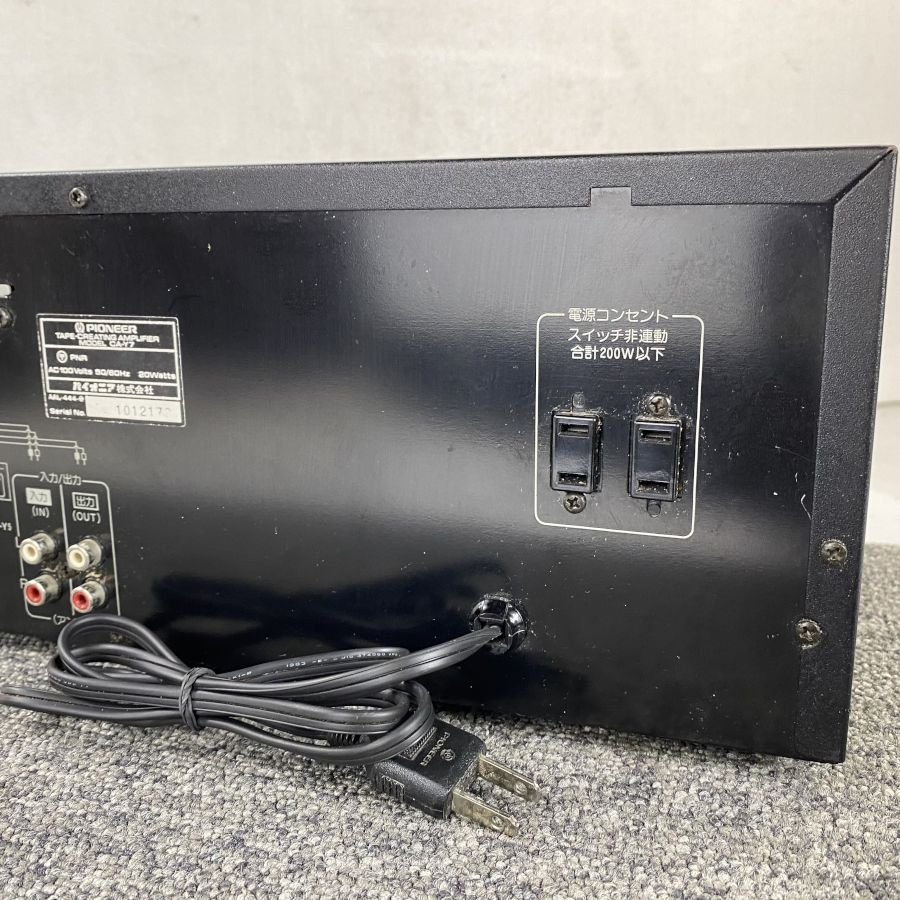 PIONEER CA-Y7 イコライザー 簡易音出し確認済み ※外観等に不具合あり