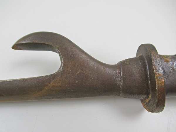 ◇[A106]時代物 兜割り 十手 鉄製 重量約669g 古武術 刀剣 捕具