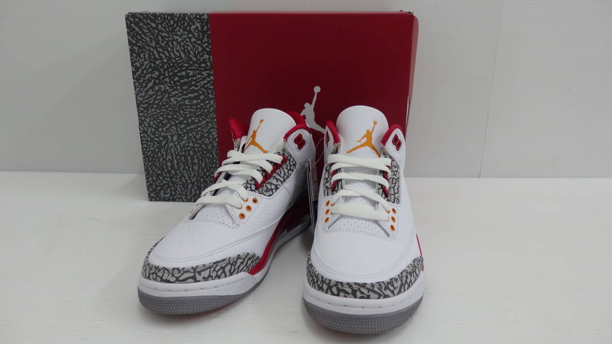 【品質保証，HOT】 mf61 NIKE AIR JORDAN 3 Cardinal Red ナイキ エアジョーダン カーディナルレッド US7 25cm CT8532-126 スニーカー シューズ(25.0cm)｜売買されたオークション情報、yahooの商品情報をアーカイブ公開 - オークフ 25.0cm