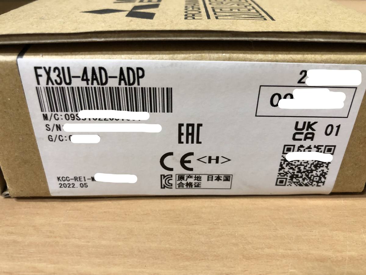 送料無料，新作登場 三菱 シーケンサ アナログ入力アダプタ FX3U-4AD 