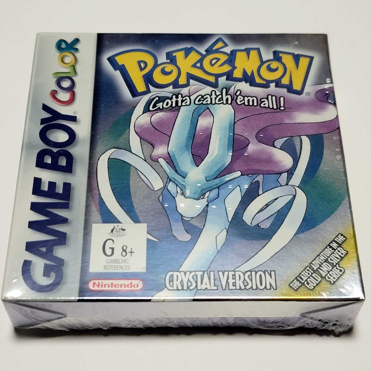 新品/貴重]当時物 希少！GBC 海外版 ポケモン クリスタルバージョン 