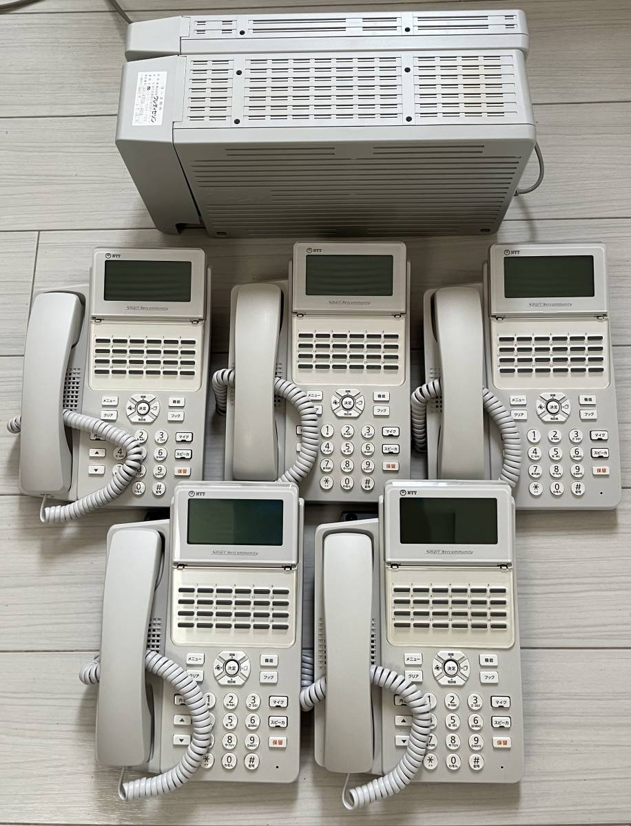 NTT A1－MES+電話機5台セット NTT αA1 | シリーズ解説｜中古ビジネスフォン