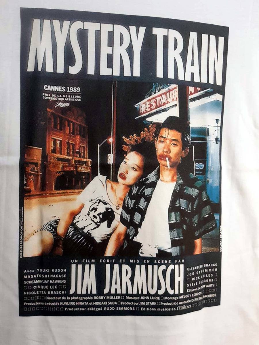 数量限定，HOT 映画Tシャツ ミステリートレイン Mystery Train Mサイズ 永瀬正敏 ジョーストラマー ジムジャームッシュ(Tシャツ)｜売買されたオークション情報、yahooの商品情報をアーカイブ公開 - オークファ Tシャツ