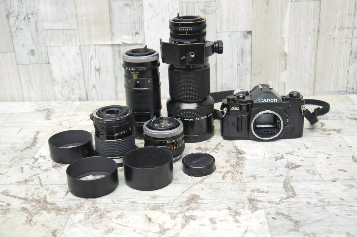 ★Canon/キヤノン【 A-1 望遠レンズセット 300mm他多数】中古★ジャンク★ Canon EOS Kiss 瀧511 一眼レフデビューセット ヤマダウェブコム