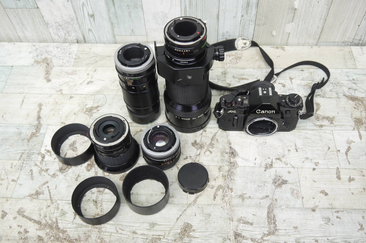 ★Canon/キヤノン【 A-1 望遠レンズセット 300mm他多数】中古★ジャンク★ Canon EOS Kiss 瀧511 一眼レフデビューセット ヤマダウェブコム