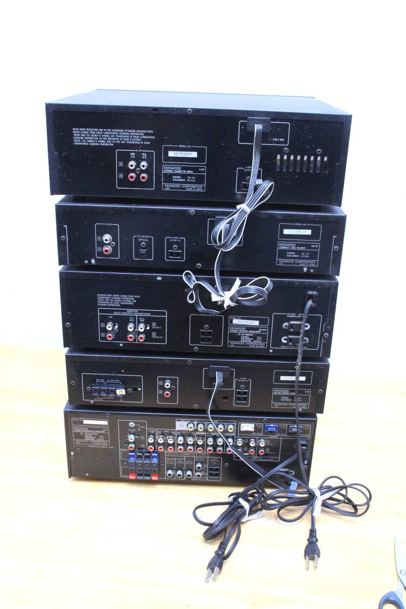 KENWOOD ROXY J5 システムコンポ 取説 リモコン付 動作現状品 KENWOOD ケンウッド システムコンポ ROXY J5 ALLORA ロキシー - 動作品