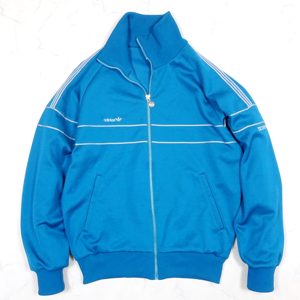 豊富な，最新作 80s vintage adidas truck jersey ビンテージ アディダス TECNO トラックジャージ size L デサント 青系(アディダス)｜売買されたオークション情報、yahooの商品情報をアーカイブ公開 - オークファン ジャージ