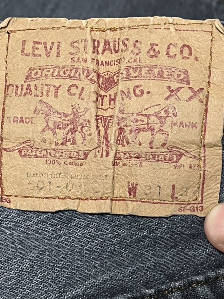 送料無料 激レア 先染め 80s LEVI