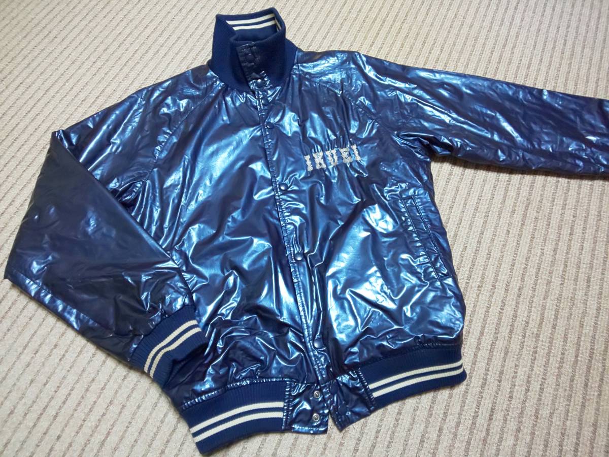 ☆MIZUNO ミズノ 高校野球部 グランドコート(グラコン）ジャンパー 紺 