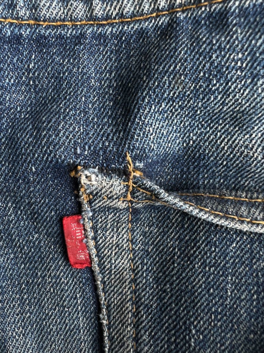 Special LEVIS 501 66前期 濃紺 鬼ヒゲ 蜂の巣 ゴールデンサイズ 