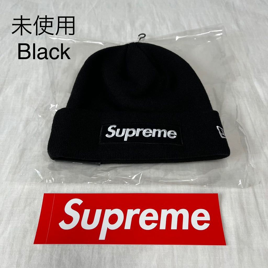 大人気，HOT 21fw Supreme New Era Box Logo Beanie Black タグ ステッカー付き Supreme Online 購入 シュプリーム ボックスロゴ ビーニー(帽子)｜売買されたオークション情報、yahooの商品情報をアーカイブ公開 - オークフ 服飾小物