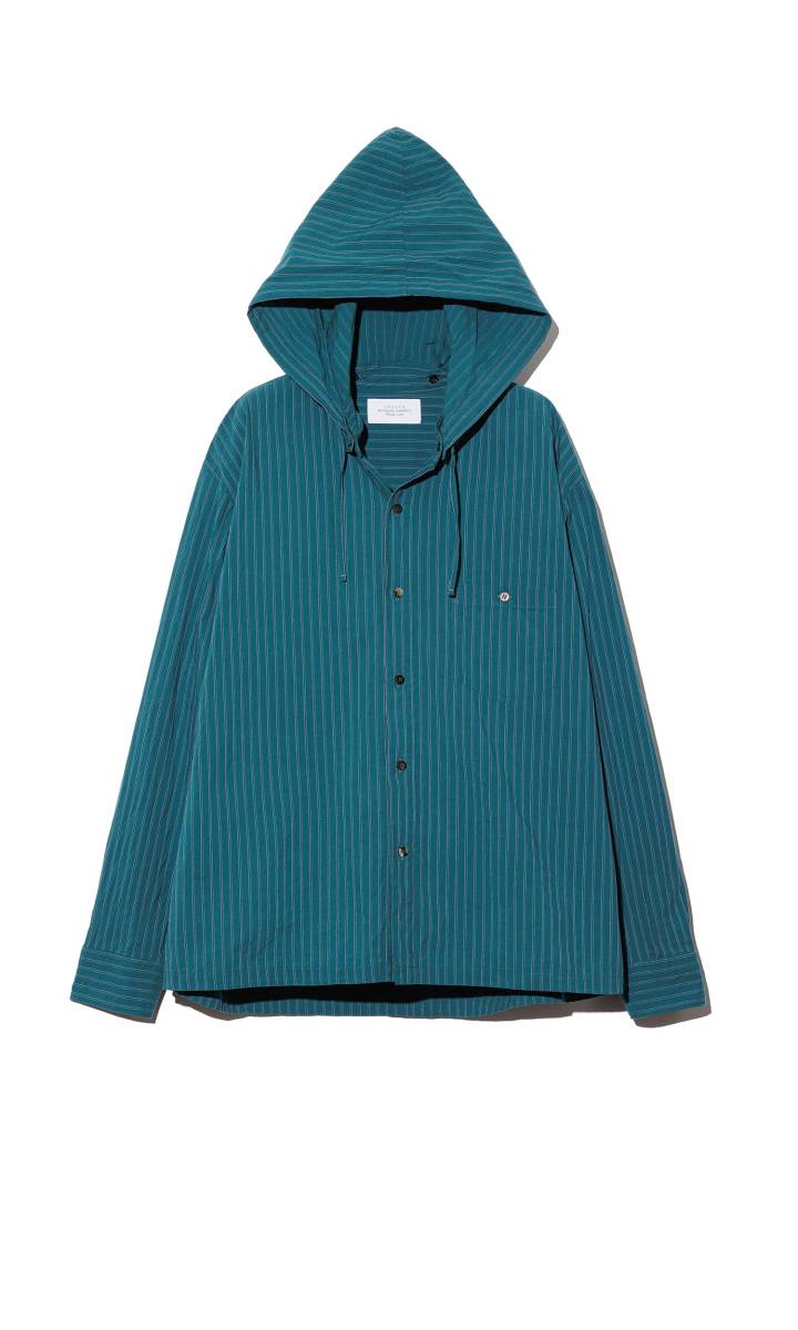 2022春夏 サイズ3 UNUSED アンユーズド グリーン US2221 Hooded Stripe 