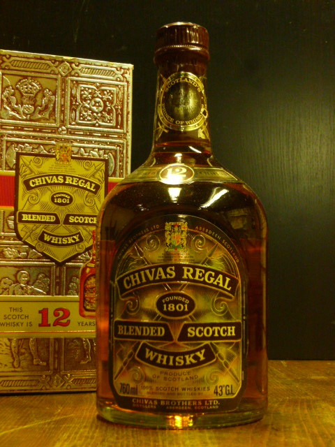 シーバスリーガル12年 1970年前半~流通 正面向騎士 CHIVAS REGAL 760ml 43