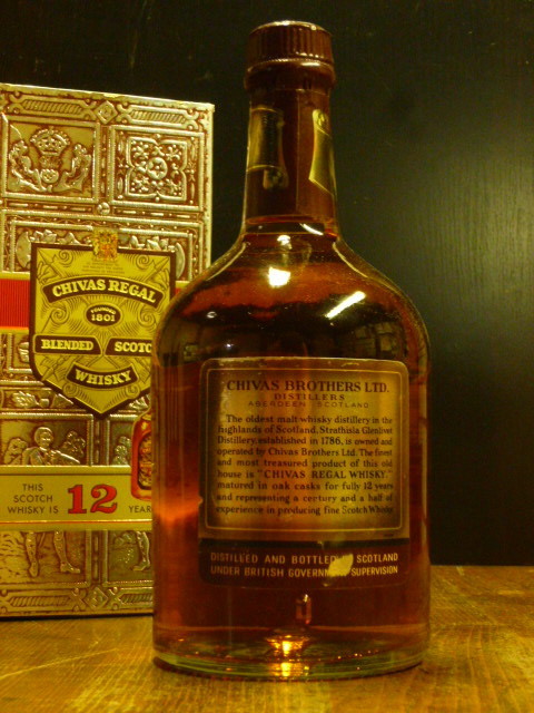 シーバスリーガル12年 1970年前半~流通 正面向騎士 CHIVAS REGAL 760ml 43