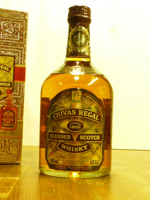 シーバスリーガル12年 1970年前半~流通 正面向騎士 CHIVAS REGAL 760ml 43