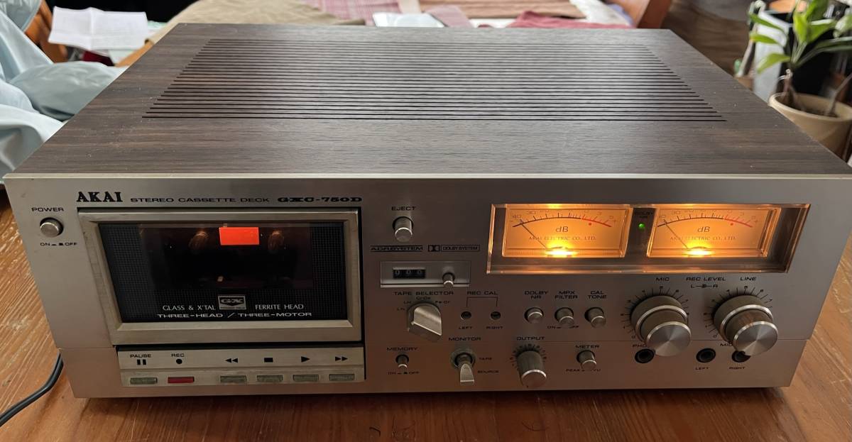 セール，限定SALE AKAI アカイ ステレオカセットデッキ GXC-750D ジャンク(一般)｜売買されたオークション情報、yahooの商品情報をアーカイブ公開 - オークファン 一般