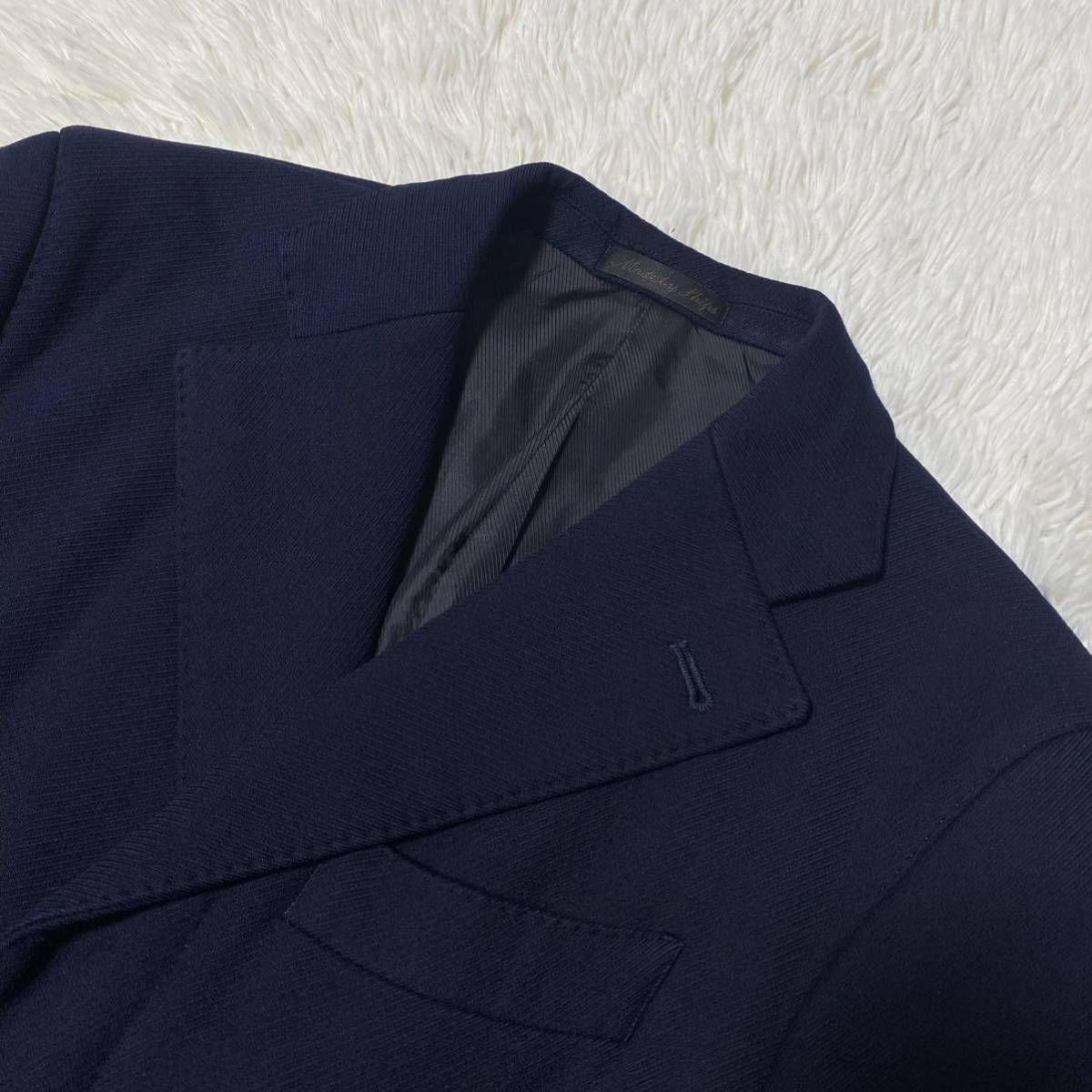 未使用級 シップス×ロロピアーナ チェスターコート テーラードジャケット【極上の存在感】SHIPS Loro Piana ネイビー M相当 チェスターコート Loro ロロピアーナ これぞ贅の極み◎極上カシミヤ100%「Loro カシミヤ100％ 長袖