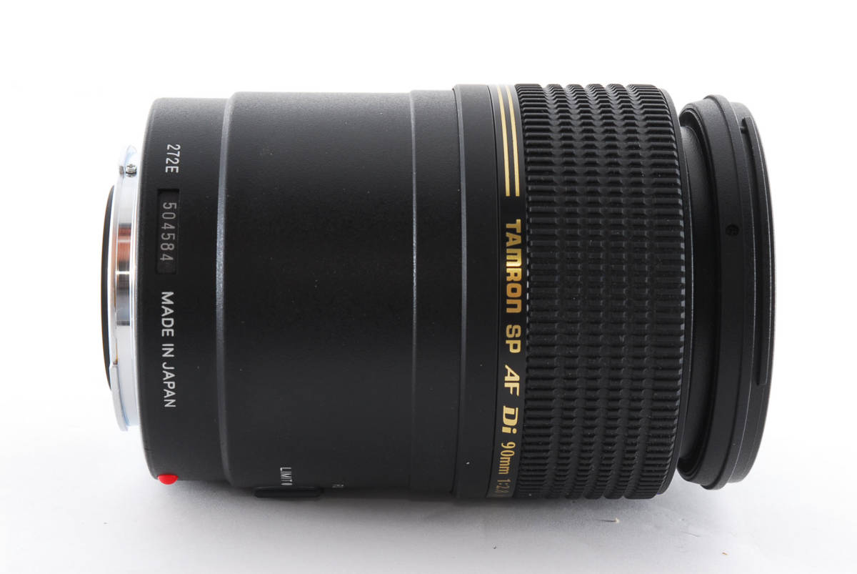 90mm SP TAMRON アダプタ付 #354331 #8897 ★箱付き美品★TAMRON SP 90mm F2.8 Di MACRO 272E ソニー Aマウント #3139