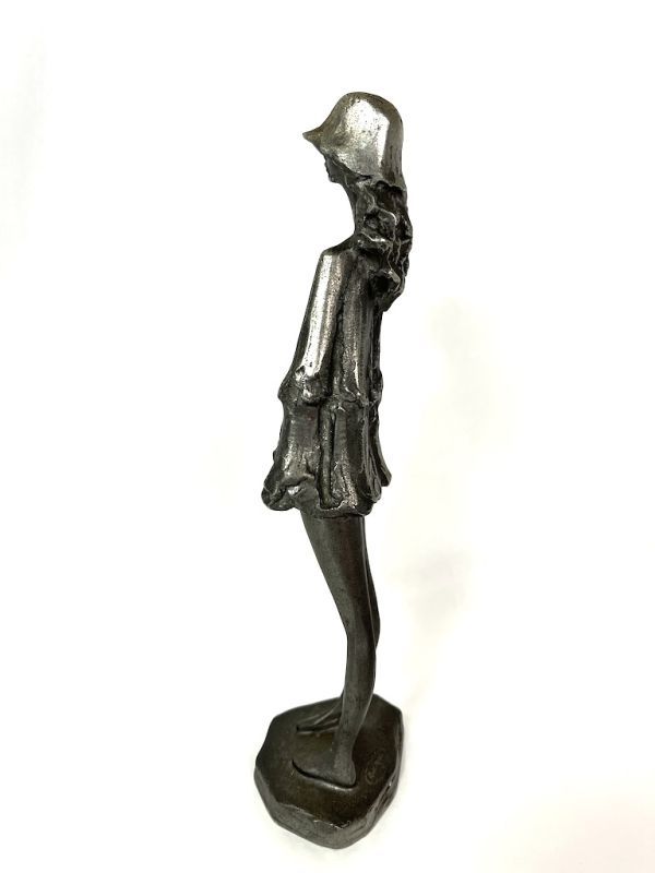 少女像 女性像 美人像 日展作家 斎藤勝弘 人物像 オブジェ 置物 Yahoo